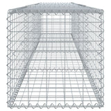 NNEVL Gabion Basket with Cover 400x50x50 cm Galvanised Iron