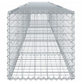 NNEVL Gabion Basket with Cover 600x50x50 cm Galvanised Iron