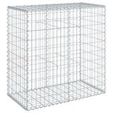 NNEVL Gabion Basket with Cover 100x50x100 cm Galvanised Iron