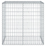 NNEVL Gabion Basket with Cover 100x50x100 cm Galvanised Iron