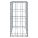 NNEVL Gabion Basket with Cover 100x50x100 cm Galvanised Iron