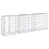 NNEVL Gabion Basket with Cover 300x50x100 cm Galvanised Iron
