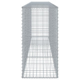 NNEVL Gabion Basket with Cover 300x50x100 cm Galvanised Iron