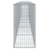 NNEVL Gabion Basket with Cover 600x50x100 cm Galvanised Iron