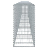 NNEVL Gabion Basket with Cover 700x50x100 cm Galvanised Iron