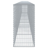 NNEVL Gabion Basket with Cover 800x50x100 cm Galvanised Iron
