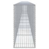 NNEVL Gabion Basket with Cover 1000x50x100 cm Galvanised Iron