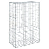 NNEVL Gabion Basket with Cover 100x50x150 cm Galvanised Iron