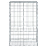NNEVL Gabion Basket with Cover 100x50x150 cm Galvanised Iron