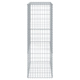 NNEVL Gabion Basket with Cover 100x50x150 cm Galvanised Iron