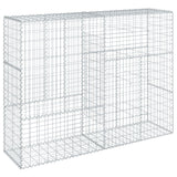 NNEVL Gabion Basket with Cover 200x50x150 cm Galvanised Iron