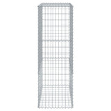 NNEVL Gabion Basket with Cover 300x50x150 cm Galvanised Iron