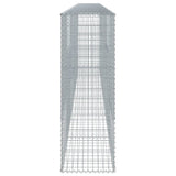 NNEVL Gabion Basket with Cover 600x50x150 cm Galvanised Iron