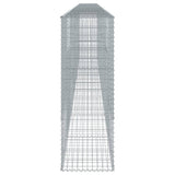 NNEVL Gabion Basket with Cover 800x50x150 cm Galvanised Iron