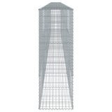 NNEVL Gabion Basket with Cover 1000x50x150 cm Galvanised Iron