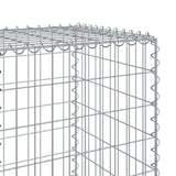 NNEVL Gabion Basket with Cover 1000x50x150 cm Galvanised Iron