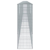 NNEVL Gabion Basket with Cover 1100x50x150 cm Galvanised Iron