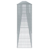 NNEVL Gabion Basket with Cover 1200x50x150 cm Galvanised Iron