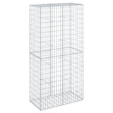 NNEVL Gabion Basket with Cover 100x50x200 cm Galvanised Iron