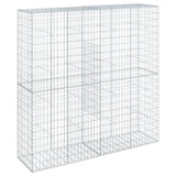 NNEVL Gabion Basket with Cover 200x50x200 cm Galvanised Iron