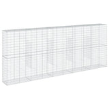 NNEVL Gabion Basket with Cover 500x50x200 cm Galvanised Iron
