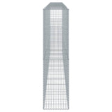 NNEVL Gabion Basket with Cover 600x50x200 cm Galvanised Iron