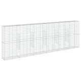 NNEVL Gabion Basket with Cover 600x50x200 cm Galvanised Iron