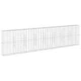 NNEVL Gabion Basket with Cover 800x50x200 cm Galvanised Iron