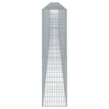 NNEVL Gabion Basket with Cover 1100x50x200 cm Galvanised Iron