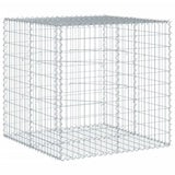 NNEVL Gabion Basket with Cover 100x100x100 cm Galvanised Iron