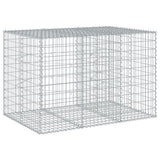 NNEVL Gabion Basket with Cover 150x100x100 cm Galvanised Iron