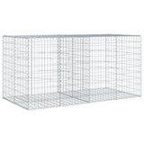 NNEVL Gabion Basket with Cover 200x100x100 cm Galvanised Iron