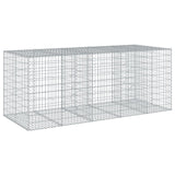 NNEVL Gabion Basket with Cover 250x100x100 cm Galvanised Iron