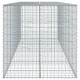NNEVL Gabion Basket with Cover 400x100x100 cm Galvanised Iron