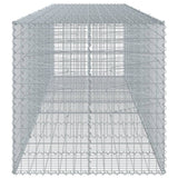 NNEVL Gabion Basket with Cover 450x100x100 cm Galvanised Iron