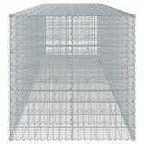 NNEVL Gabion Basket with Cover 550x100x100 cm Galvanised Iron