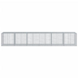 NNEVL Gabion Basket with Cover 600x100x100 cm Galvanised Iron