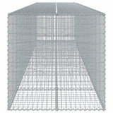 NNEVL Gabion Basket with Cover 700x100x100 cm Galvanised Iron