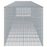 NNEVL Gabion Basket with Cover 750x100x100 cm Galvanised Iron