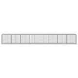 NNEVL Gabion Basket with Cover 800x100x100 cm Galvanised Iron