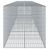 NNEVL Gabion Basket with Cover 800x100x100 cm Galvanised Iron