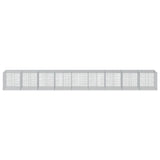 NNEVL Gabion Basket with Cover 900x100x100 cm Galvanised Iron