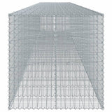 NNEVL Gabion Basket with Cover 950x100x100 cm Galvanised Iron