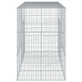 NNEVL Gabion Basket with Cover 200x100x150 cm Galvanised Iron