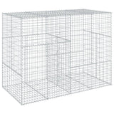 NNEVL Gabion Basket with Cover 200x100x150 cm Galvanised Iron