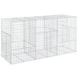 NNEVL Gabion Basket with Cover 300x100x150 cm Galvanised Iron