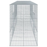 NNEVL Gabion Basket with Cover 500x100x150 cm Galvanised Iron
