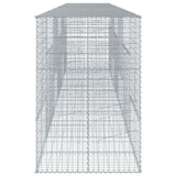 NNEVL Gabion Basket with Cover 600x100x150 cm Galvanised Iron