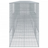 NNEVL Gabion Basket with Cover 900x100x150 cm Galvanised Iron
