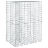 NNEVL Gabion Basket with Cover 150x100x200 cm Galvanised Iron